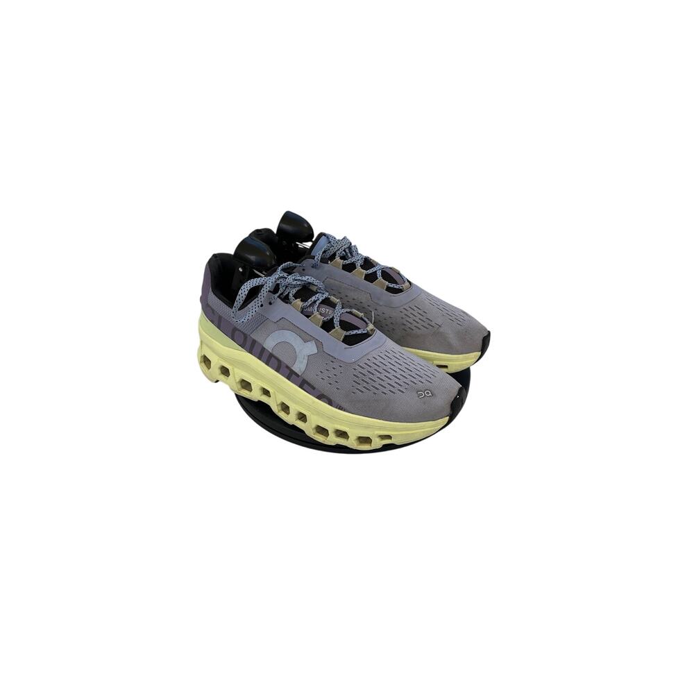 Womens On Cloudmonster Running Cushioned Shoes Nimbus Hay Size 9 - Picture 2 of 6
